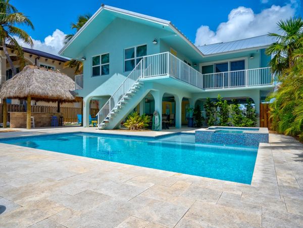 Luxury Key Colony Beach Rental with Deep water dock