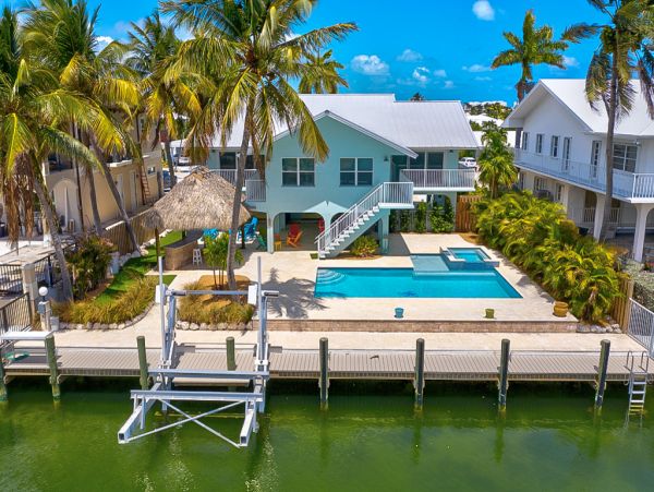 Luxury Key Colony Beach Rental with Deep water dock