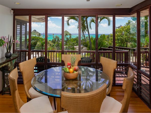 Lanikai Beach Three Bedroom Pool Home Ocean View