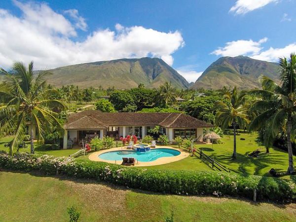 Lahaina Five Bedroom Home with Pool & Spa Partial Ocean View