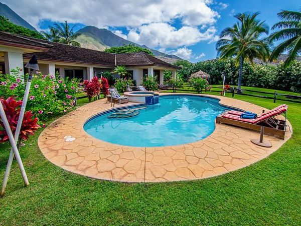 Lahaina Five Bedroom Home with Pool & Spa Partial Ocean View