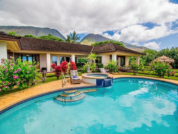 Lahaina Five Bedroom Home with Pool & Spa Partial Ocean View