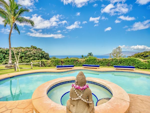 Lahaina Five Bedroom Home with Pool & Spa Partial Ocean View