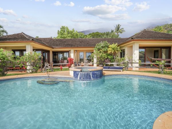 Lahaina Five Bedroom Home with Pool & Spa Partial Ocean View