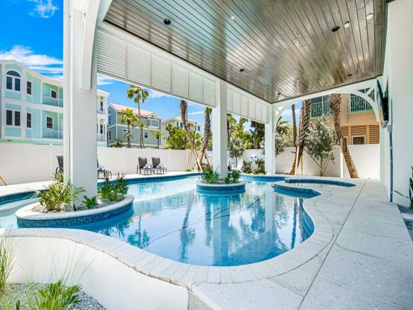 Nearly Beachfront Luxury Home with Pool
