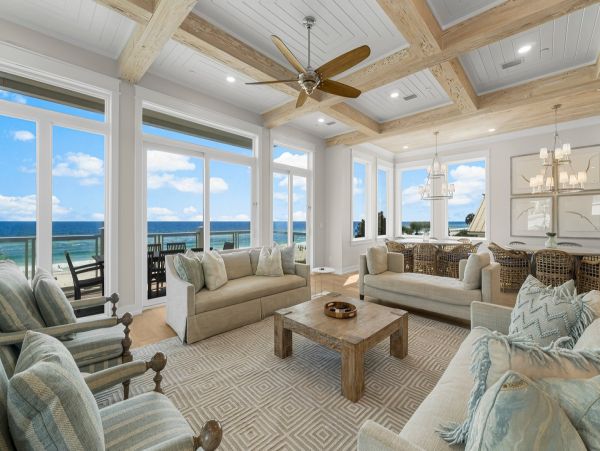 Panama City Beach Gulf Front 9 Bedroom Mansion Private Pool & Spa
