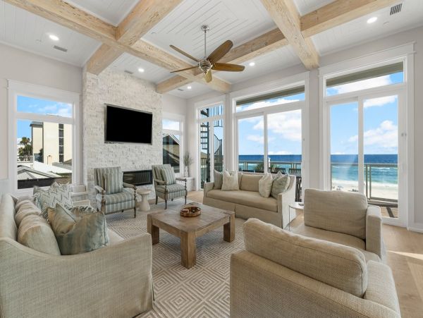 Panama City Beach Gulf Front 9 Bedroom Mansion Private Pool & Spa