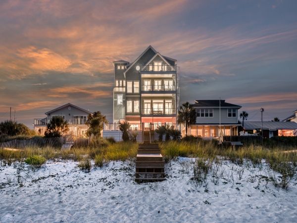 Panama City Beach Gulf Front 9 Bedroom Mansion Private Pool & Spa