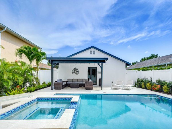 Short Walk to Beach Naples Vacation Home Private Pool