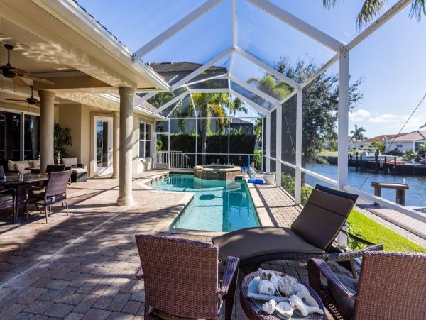 Vacation Home Rental on Marco Island With Pool & Boat Dock