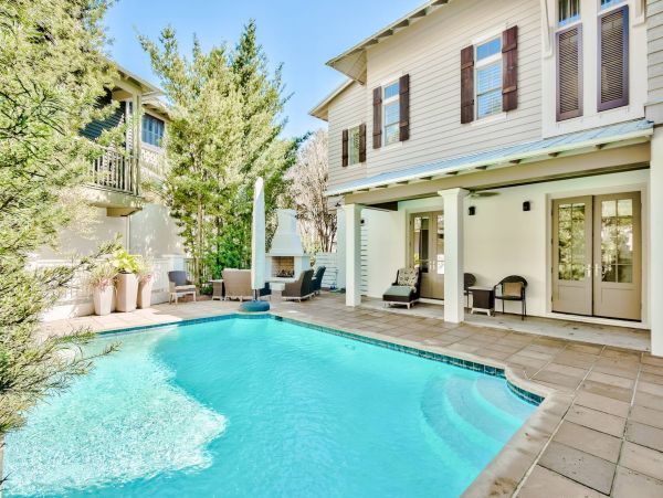Inlet Beach Vacation Home + Den Short Walk To Beach
