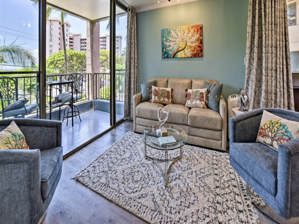 Partial Ocean View from Lahaina Residence