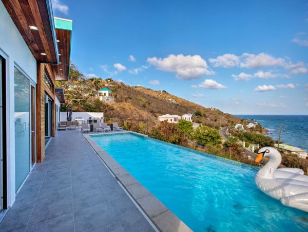 Seafront Three Bedroom Pool Home in St. Croix