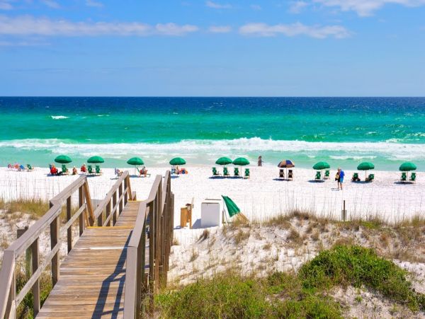 A Lovely Destin Townhome in a beachfront complex.