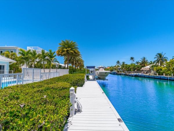 Key Colony Beach Pool Home with Boat Dock Steps To Beach