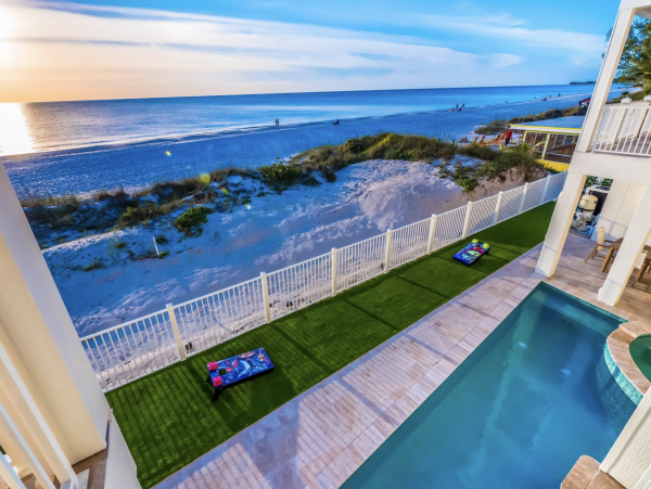 Anna Maria Island Beachfront 4BR Luxury Home Vacation Rental