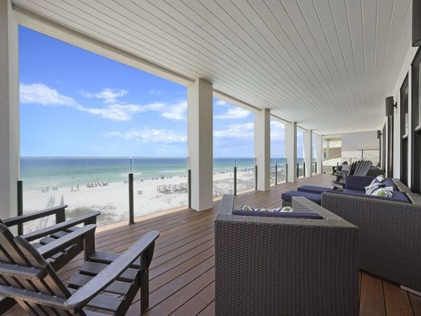Luxury Destin 7 Bedroom Pool Home On Beach Sleeps 30 Guests