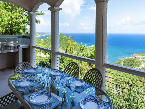 St. John Four Bedroom Luxury Home Magnificent Sea Views