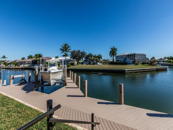 Marco Island Canal Front Three Bedroom Rental Home