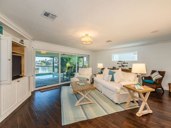Marco Island Canal Front Three Bedroom Rental Home