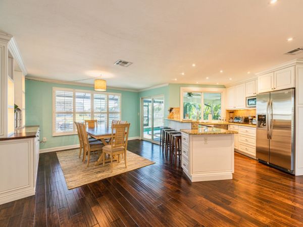 Marco Island Canal Front Three Bedroom Rental Home