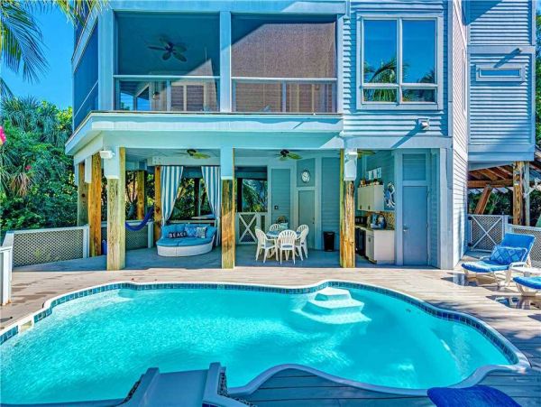Short Walk to Beach North Captiva Vacation Home Private Pool