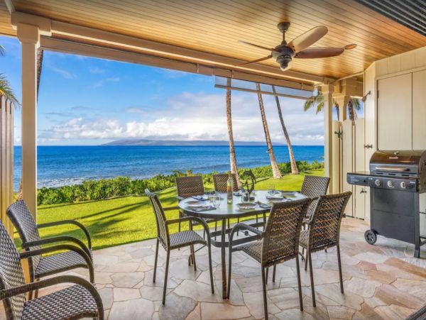 Maui Oceanfront Four Bedroom Rental Townhome