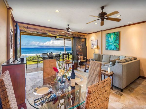 Maui Oceanfront Four Bedroom Rental Townhome