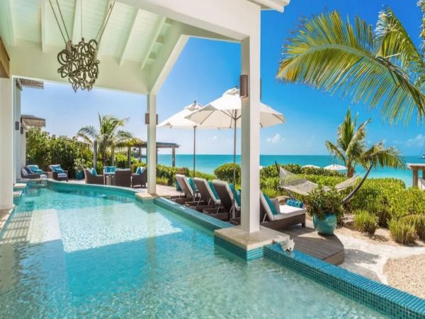 Turks and Caicos Luxury Vacation Home With Pool 10 Guests