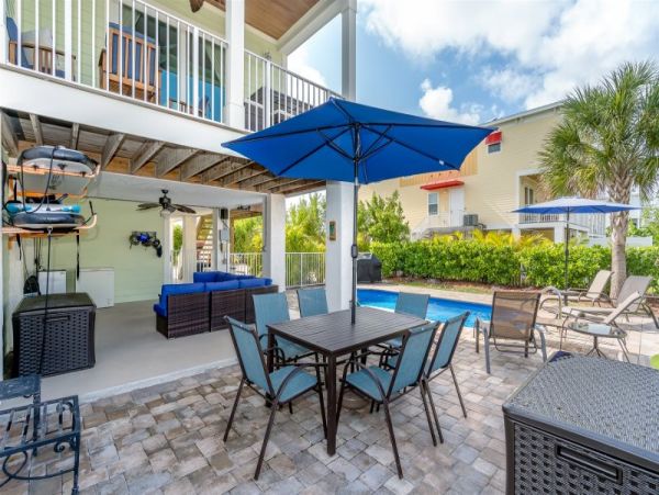 Florida Keys 4 Bedroom Duplex with Dock & Private Pool