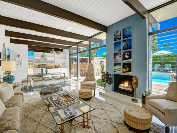 Sleek Minimalist Design Four Bedroom Home In Palm Springs