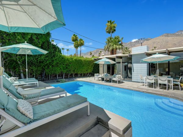 Sleek Minimalist Design Four Bedroom Home In Palm Springs