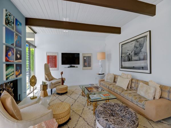 Sleek Minimalist Design Four Bedroom Home In Palm Springs