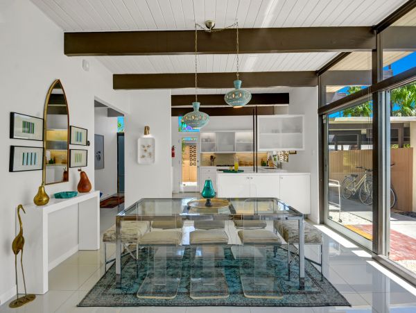 Sleek Minimalist Design Four Bedroom Home In Palm Springs