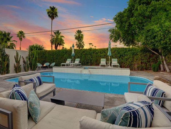 Sleek Minimalist Design Four Bedroom Home In Palm Springs