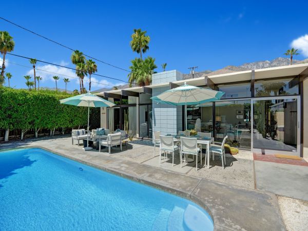 Sleek Minimalist Design Four Bedroom Home In Palm Springs