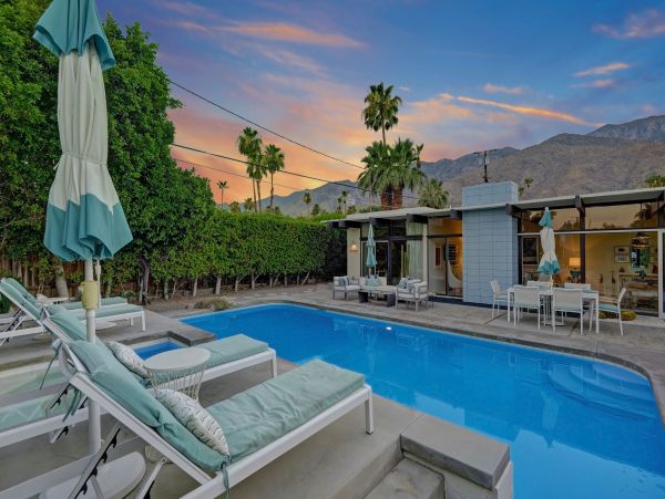 Sleek Minimalist Design Four Bedroom Home In Palm Springs