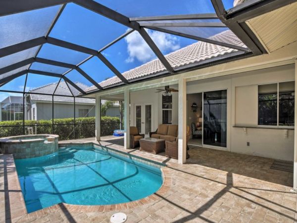 Marco Island Vacation Home With Pool & Spa Sleeps 8 Guests