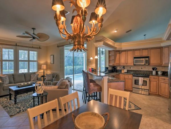 Marco Island Vacation Home With Pool & Spa Sleeps 8 Guests