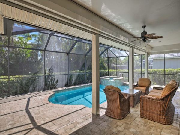 Marco Island Vacation Home With Pool & Spa Sleeps 8 Guests