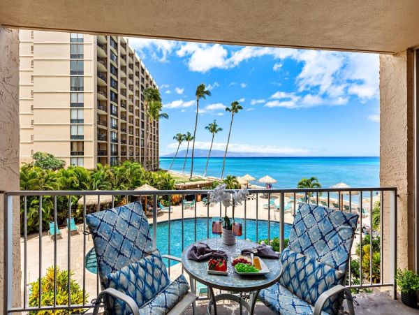 On Beach Kahana Vacation Condo One Bedroom Ocean Views
