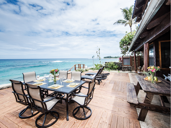 Oahu Beachfront Vacation Residence Four Bedrooms