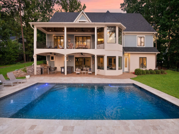 Lake Norman Retreat: Sleeps 18, Pool, Hot Tub, Lake Views