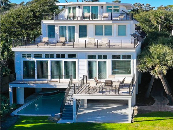 Beachfront Vacation Home In Hilton Head With 2 Pools