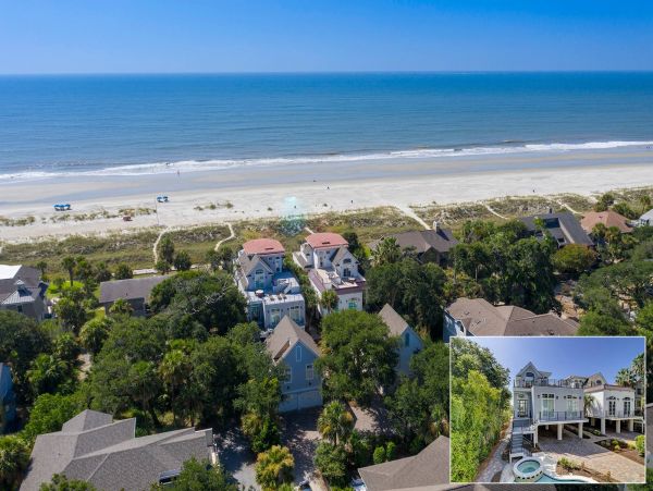 On Beach Hilton Head Vacation Home Private Pool Sleeps 21