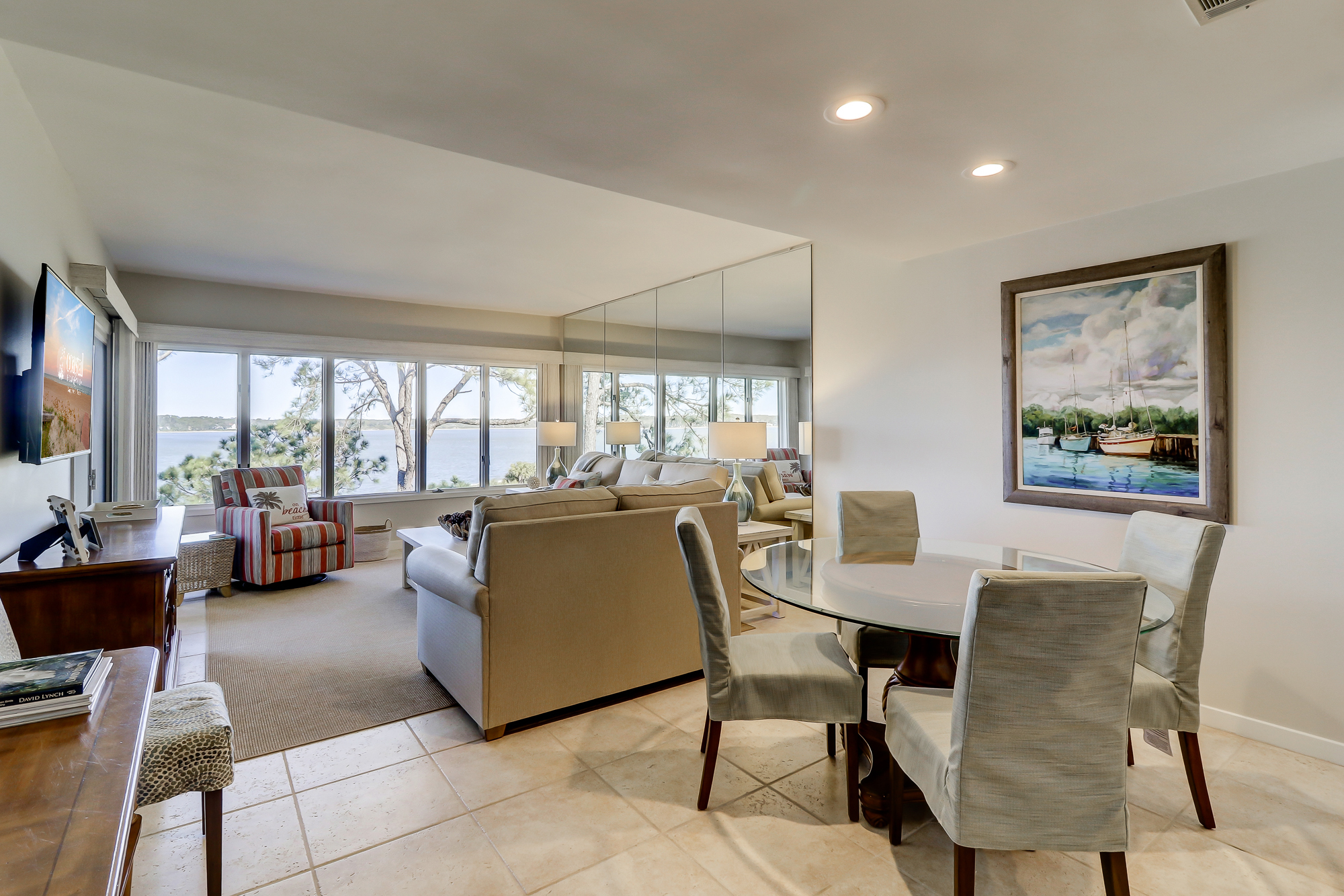 Hilton Head Water View Vacation Condo for 8
