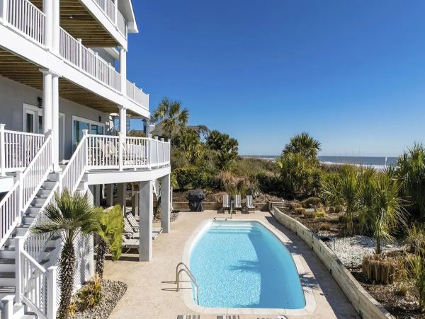 Hilton Head Vacation Home Private Pool Ocean Views
