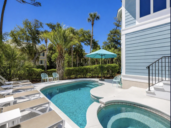 Oceanview Vacation Rental Palmetto Dunes  Sleeps 18 Guests 25 yards to Beach Seperate Guest House - additional view, photo 4