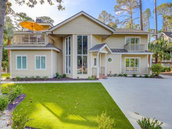 Hilton Head Vacation Home Walk To Beach Sleeps 24 Guests