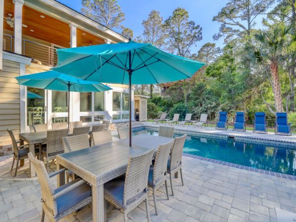 Hilton Head Vacation Home Walk To Beach Sleeps 24 Guests